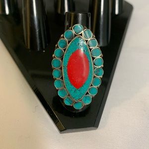 Unique Antique look Himalayan Ring
